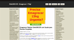 Desktop Screenshot of emagrecer.mobi