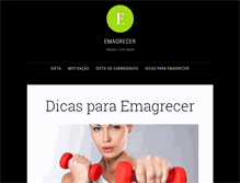 Tablet Screenshot of emagrecer.net